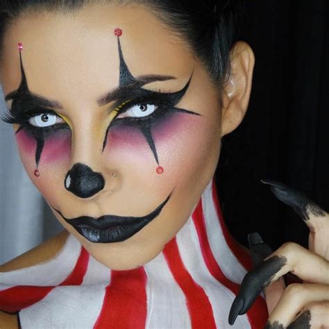 comment faire un maquillage halloween femme maquillage halloween clown visage halloween