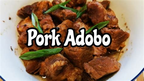 Pork Adobo Ilocano Style Filipino Food Pinoy Recipe Pagkaing