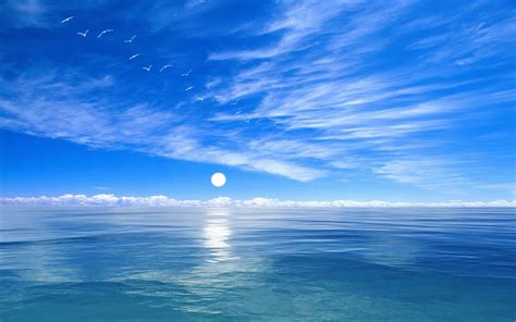Deep Ocean Blue Wallpaper Free Ocean Wallpaper Sky Images Ocean