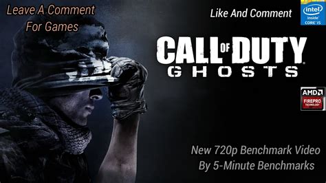 Call Of Duty Ghosts On I5 2nd Genfirepro V4900 5minbenchmarks