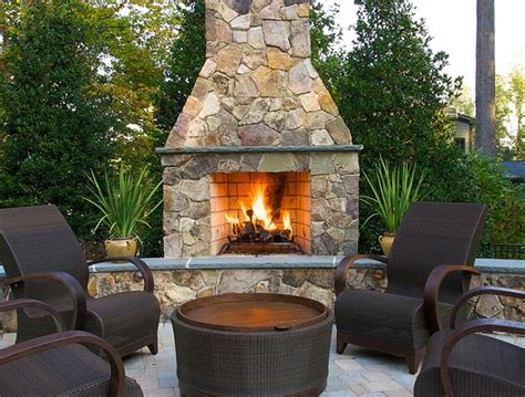 Quiet Cornerinspiring Outdoor Fireplace Ideas Quiet Corner