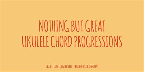 Happy Chord Progressions Ukulele Chord Walls