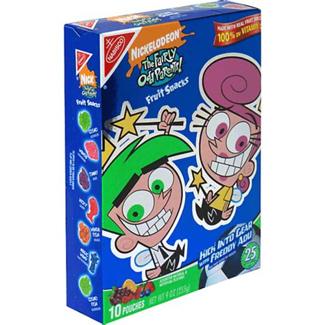 Nabisco Fruit Snacks The Fairly Odd Parents Assorted