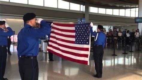 Sac Intl Airport Tsa Honor Guard 9 11 Ceremony Youtube