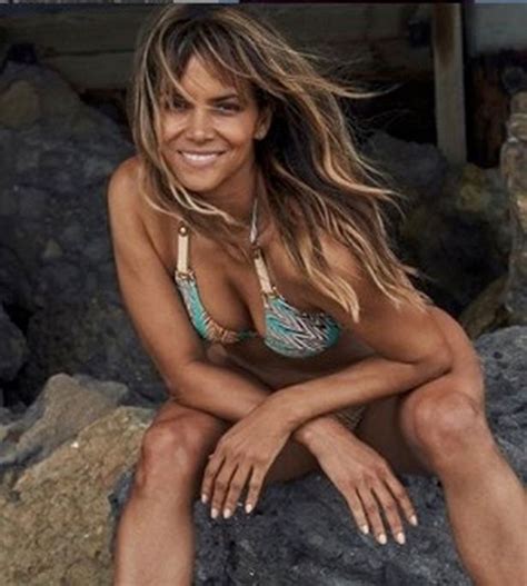 Halle Berry 54 Thrills Fans As She Poses In Sheer Bikini For Dreamy