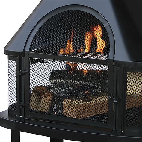 You can use a chimney fire pit for cooking or even as a warm source during cold weather. Patio Wood Burning Fireplace Outdoor Fire Pit Heater Backyard Chimney House Kit | eBay