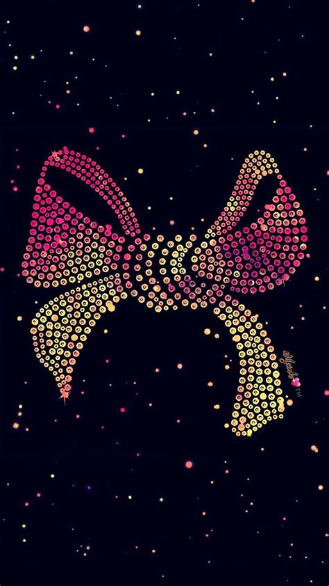 Bling Pink Bow Galaxy Rose Gold Minnie Mouse Cute Minnie Mouse