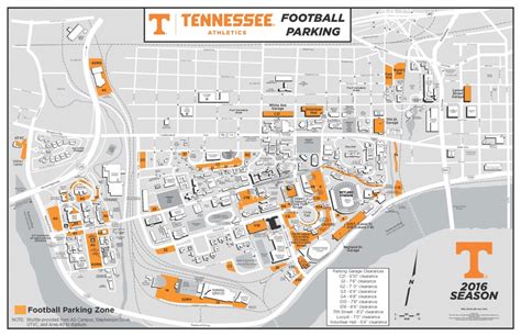 University Of Texas Football Parking Map Printable Maps