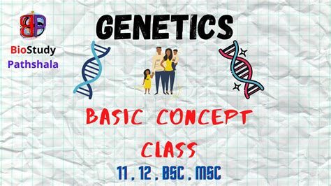 Basic Genetics Genetics Biology Life Science Youtube