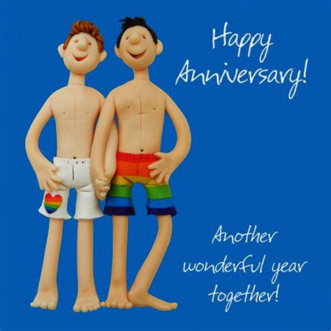 Gay Happy Anniversary Card Uk Kitchen And Home