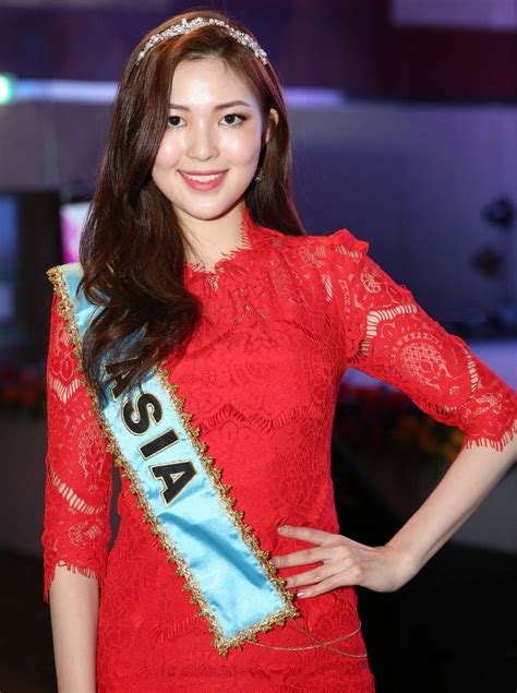 Celebrity Pics Haeun Kim Miss World Asia