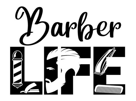 Free Barber Life Svg File Barber Barber Life Barber Shop
