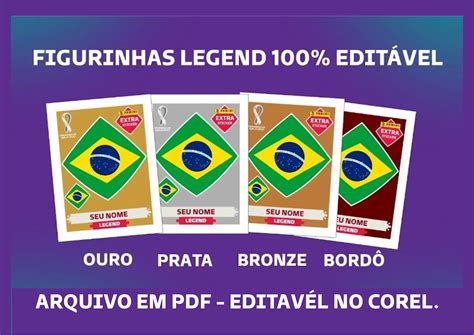 Arquivo Digital Figurinha Legends Da Copa 2022 Pdf Carina Campos