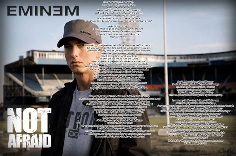 Free Download Eminem Not Afraid Lyrics By Tushaar By Tushaar4gfx On