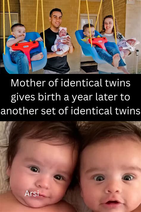 Mother Of Identical Twins Gives Birth A Year Later To Another Set Of Identical Twins Artofit