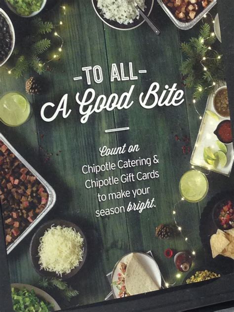 Maybe you would like to learn more about one of these? "To all a good bite" - Chipotle | Chipotle gift card, Make ...