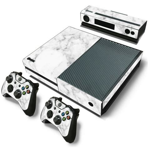 Marble White Xbox One Console Skins Xbox One Console Skins