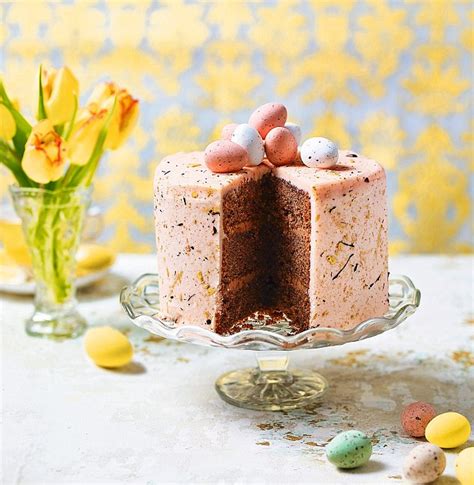 Make Easter Eggstra Special Speckled Egg Cake Daily Mail Online