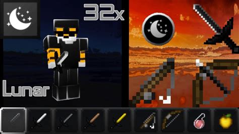 Lunar Private 32x Mcpe Pvp Texture Pack Fps Friendly