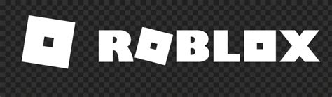 Hd White Roblox Horizontal Text Logo With Symbol Sign Icon Png Citypng