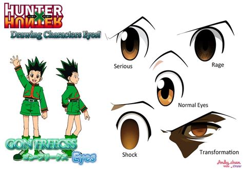 Gons Different Eyes With Meanings Hunterxhunter