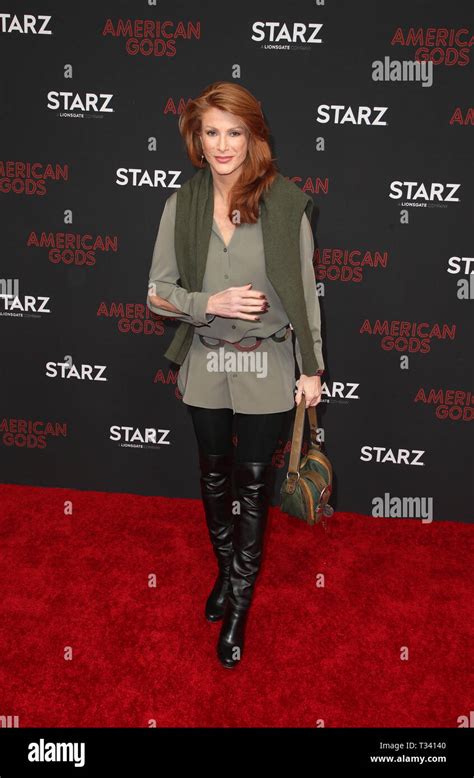 Premiere Of Starzs American Gods Season 2 Featuring Angie Everhart