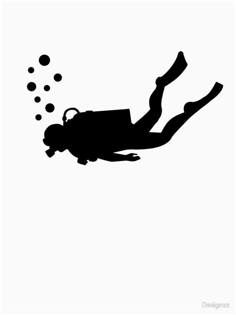 Scuba Diver Bubbles Essential T Shirt By Designzz Dove Tattoos Diver
