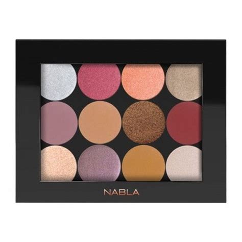 nabla магнитна палитра liberty twelve costumizable palette black palette eyeshadow cosmetics