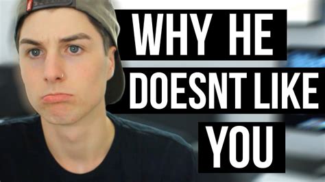 5 Signs A Guy Doesnt Like You Youtube