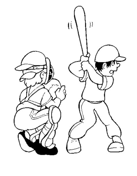 Boys Playing Baseball Coloring Page Download Print Or Color Online
