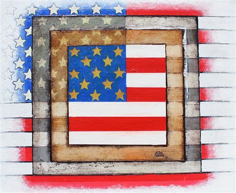 American Flag Painting By Steve Hester Fine Art America