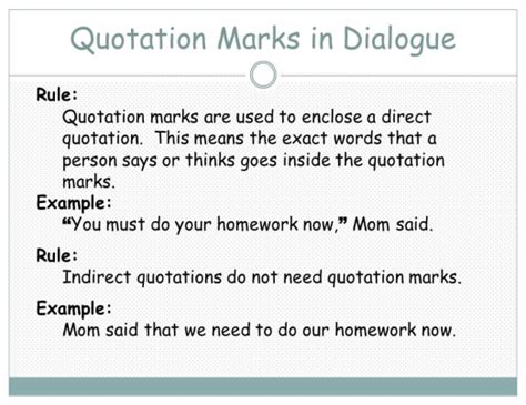 Quoting a portion of dialogue: Writing Quotation Marks in Dialogue