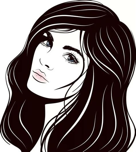 Beautiful Women Images In Art Face Vector Illustration Face Vector