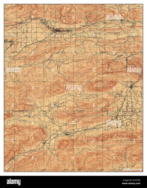 Tuskahoma Oklahoma Map 1909 1125000 United States Of America By