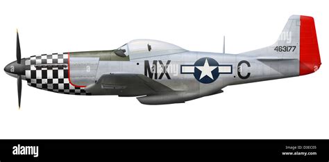 P 51 Mustang Side View