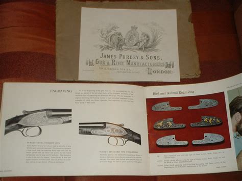 On Now A Genuine James Purdey And Sons Catalog Dogs And