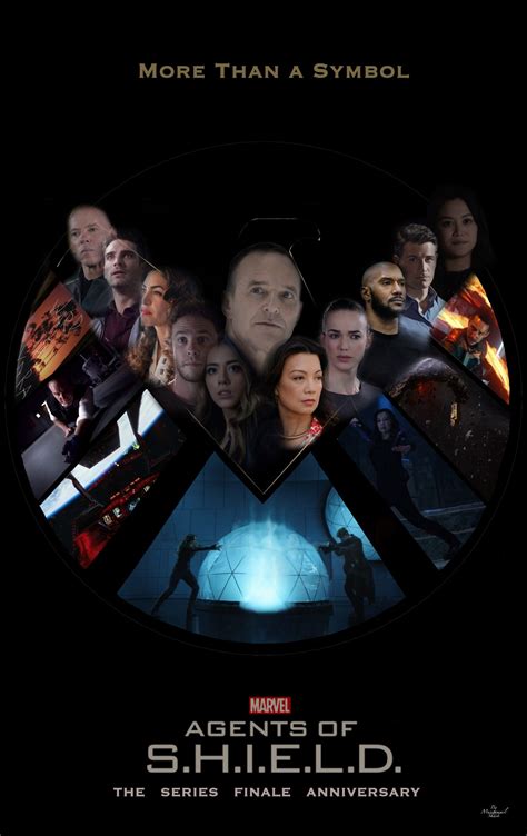 Marvels Agents Of Shield Series Finale Tribute Poster Posterspy