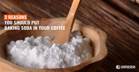 Learn about risks and other natural hair remedies here. 3 Reasons You Should Put Baking Soda in Coffee | Coffee Sesh