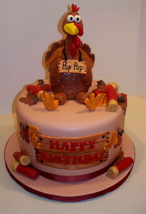 Turkey Hunter S Cake — Birthday Cakes Turkey Cake Hunting Cake Thanksgiving Cakes