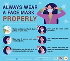 Always wear a face mask PROPERLY | Ministry of Health