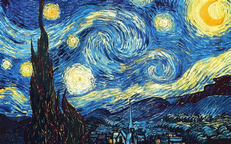 Vincent Van Gogh Starry Night Wallpaper X Resolution