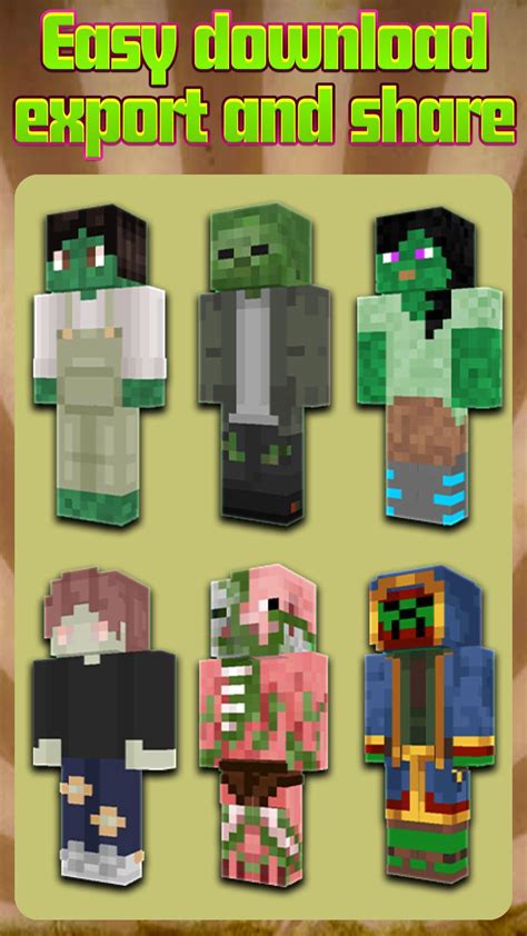 Zombie Skins For Minecraft Pe For Android Apk Download