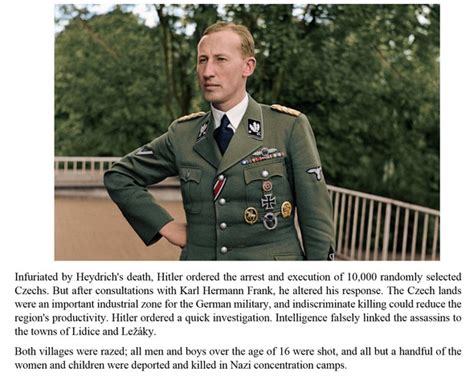 Leben und kampf eines politischen soldaten. War die Ermordung von Reinhard Heydrich es wert, wenn man ...