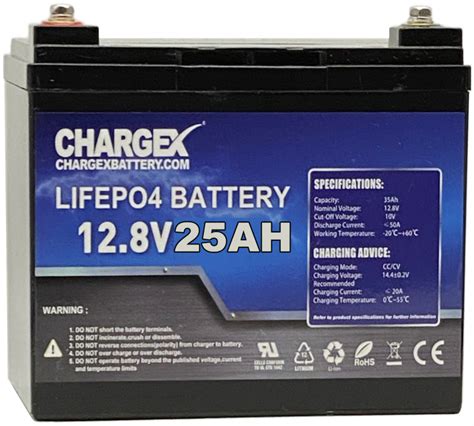 Chargex 12v 25ah Lithium Ion Battery