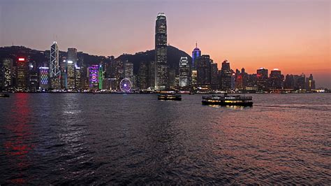 5760x1080px Free Download Hd Wallpaper Hong Kong Water Buildings