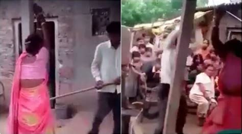 Disturbing Video Of Man Beating His Wife Her Lover Goes Viral