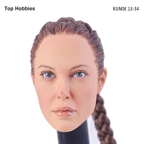 buy kumik 1 6 female head sculpt girl with long hair kumik13 54 girl carving