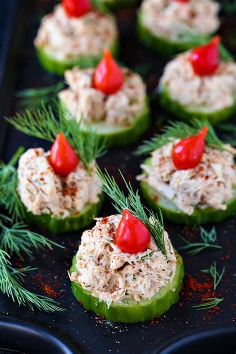 Crab Salad Appetizers Low Carb Party Appetizer Idea
