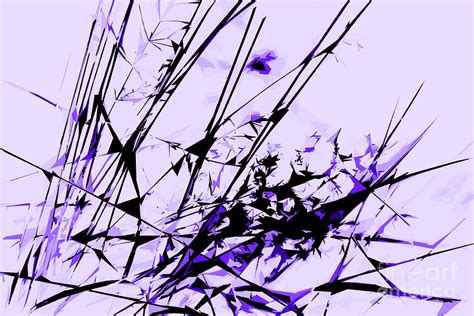 Strike Out Purple And Black Abstract Photograph By Natalie Kinnear