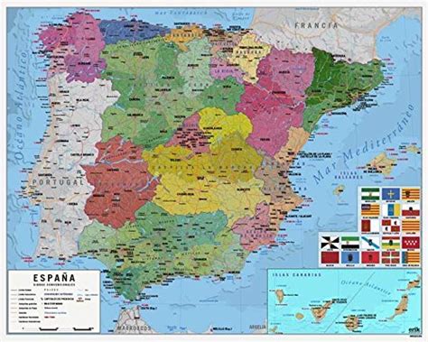 Mapa De España Pueblos Y Provincias Los Productos Más Famosos En